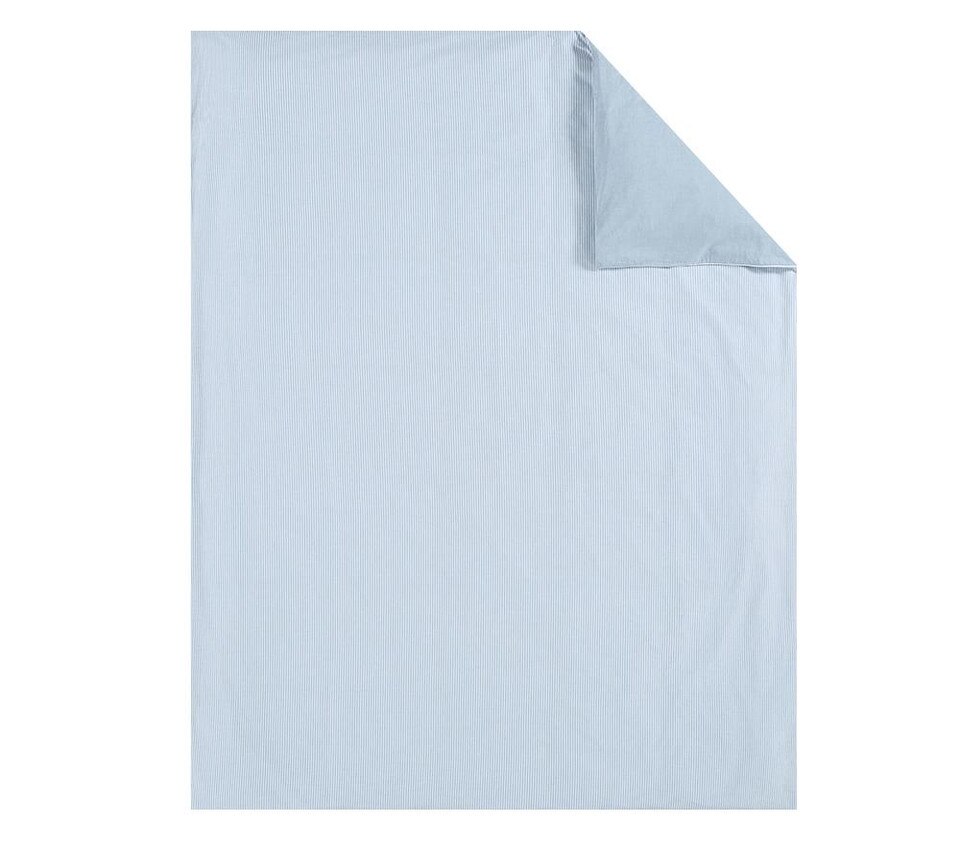 Chambray Reversible Organic Quilt Cover & Pillowcases Pottery Barn